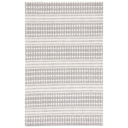 Safavieh 5 x 8 ft. Marbella Contemporary Hand Woven Rectangle Rug Black & Ivory MRB327Z-5